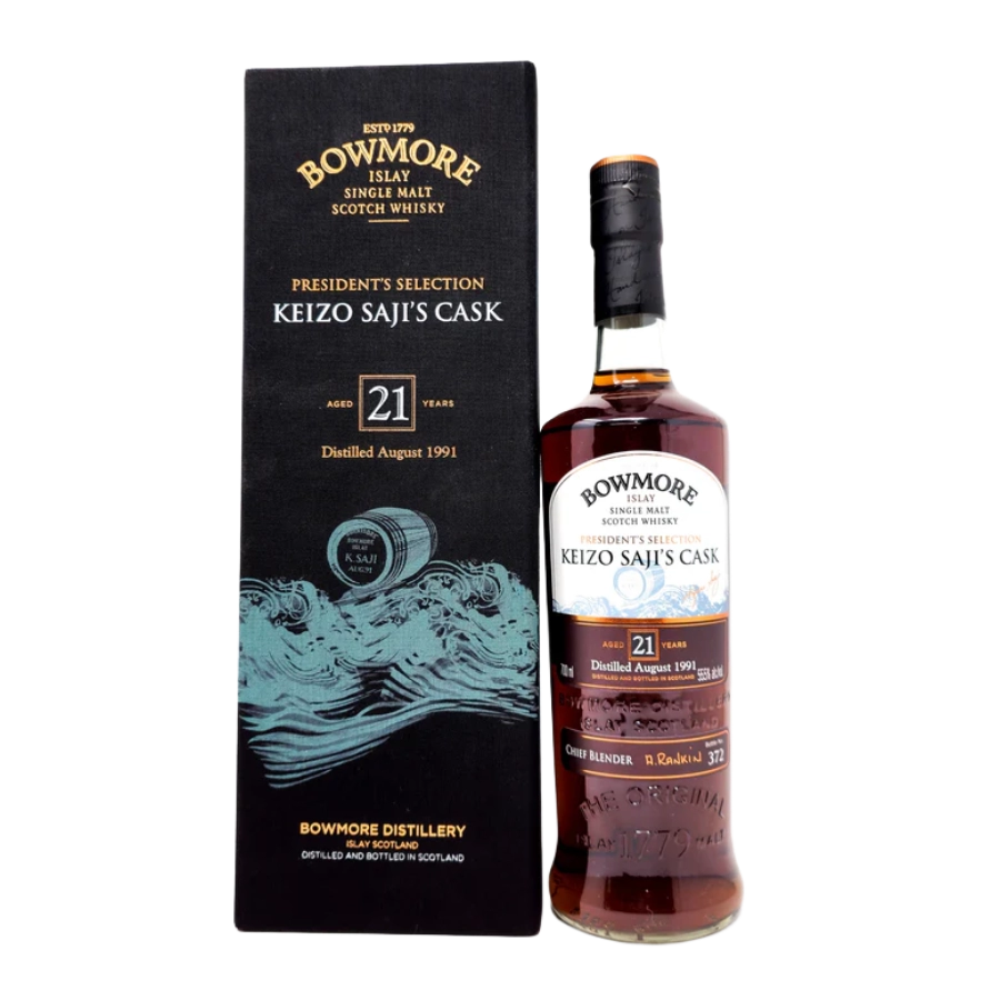 Rượu Whisky Bowmore 21 Year Old Keizo Saji's Cask 1991