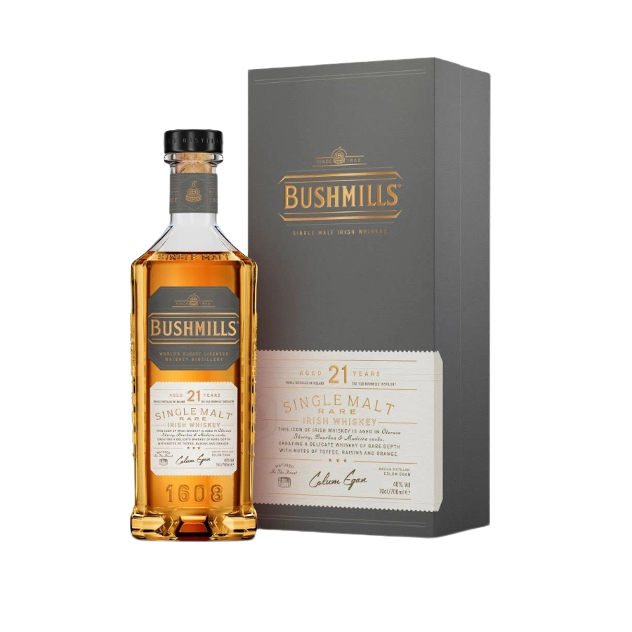 Rượu Whisky Bushmills 21 Year Old Mẫu Mới