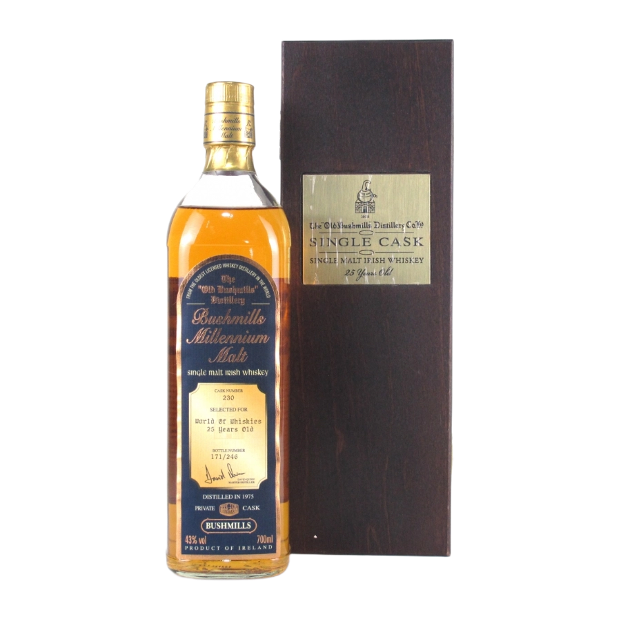 Rượu Whisky Bushmills 25 Year Old 1975