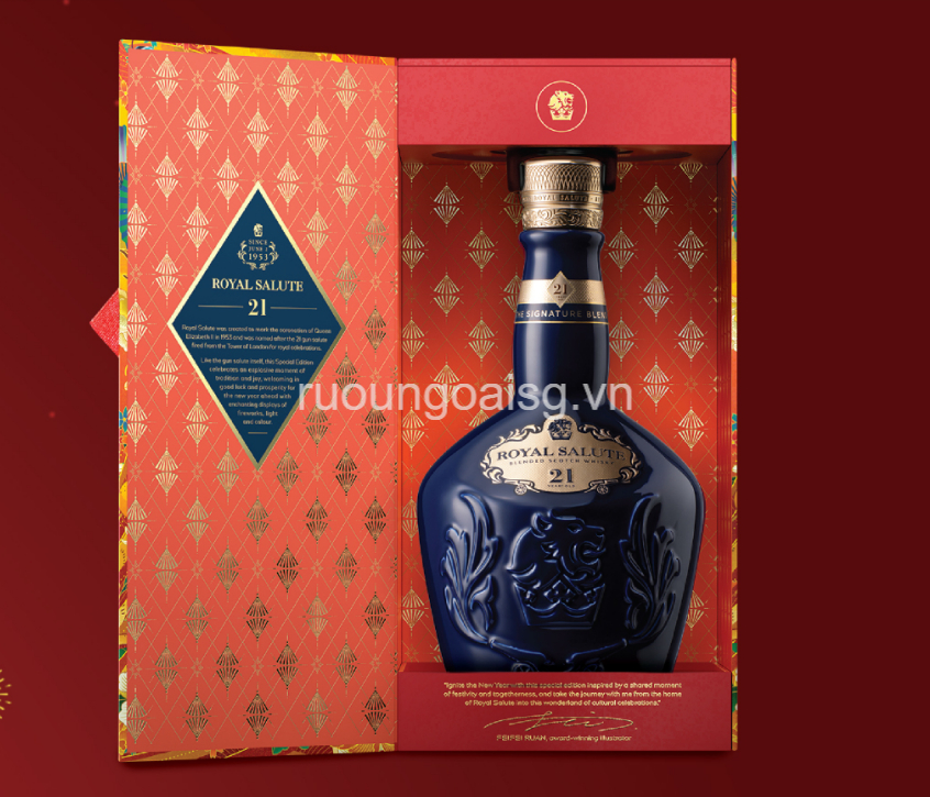 CHIVAS 21 NĂM ROYAL SALUTE - HỘP QUÀ TẾT 2024