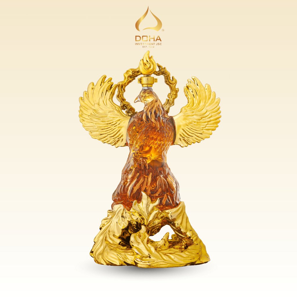 Phượng Hoàng Hướng Dương  Royal Rich XO Gold 23K - Rượu Tết Phượng Hoàng Hướng Dương Doha - Royal Rich XO Gold 23K