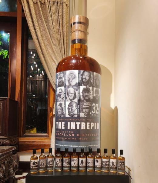 THE INTREPID ĐẠT KỶ LỤC GUINNESS THẾ GIỚI - CHAI WHISKY LỚN NHẤT