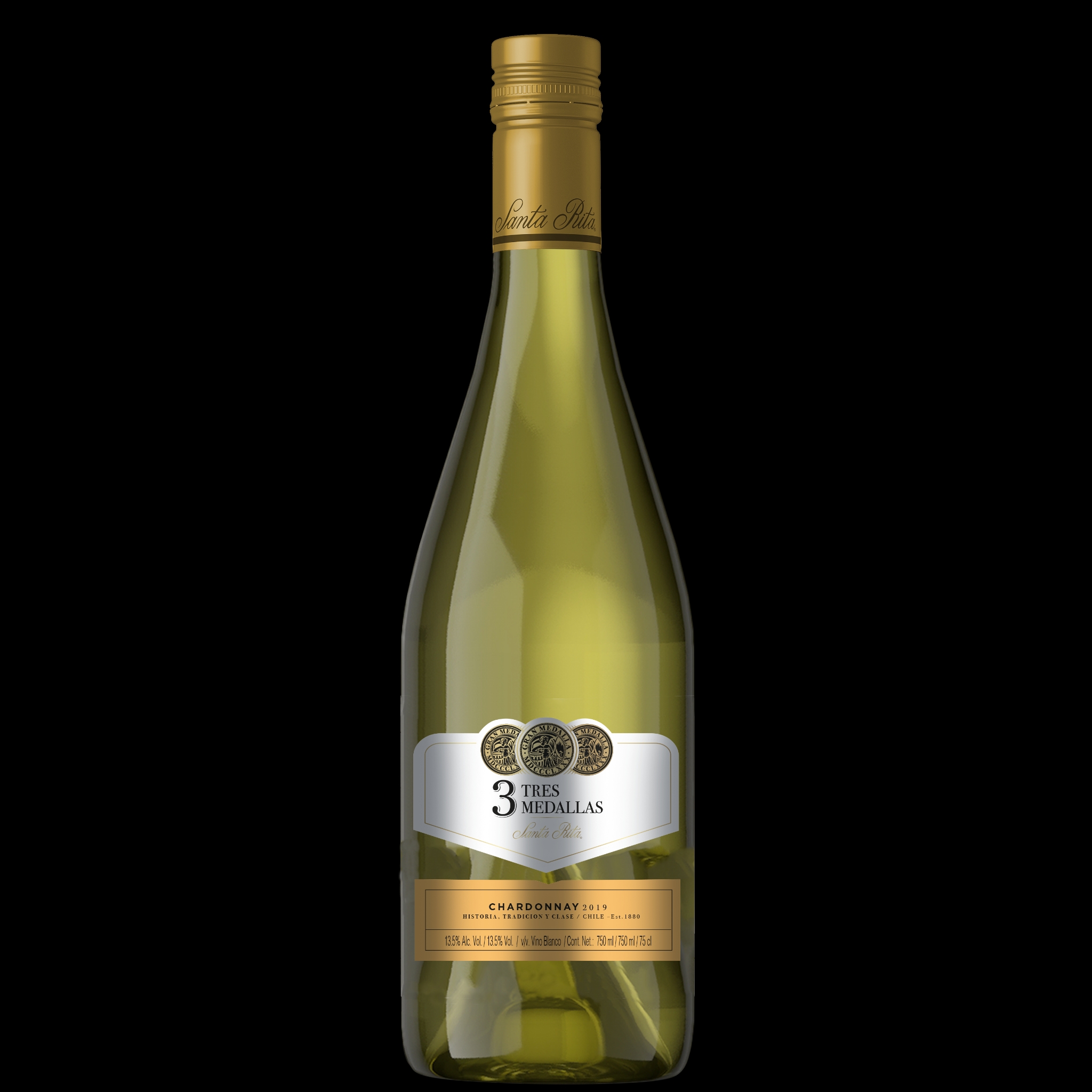 RƯỢU VANG SANTA RITA TRES MEDALLAS CHARDONNAY