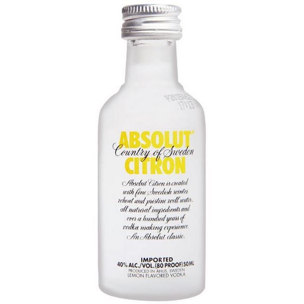 Rượu mini Absolut Citron 50ml (Chanh)