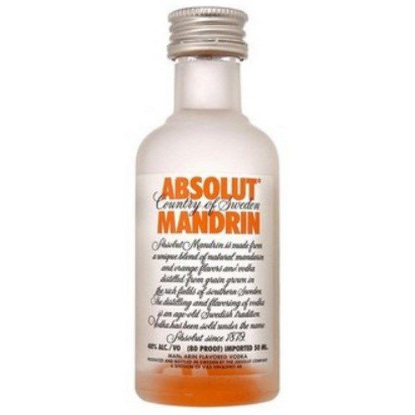 Rượu mini Absolut Mandrin 50ml (Cam)