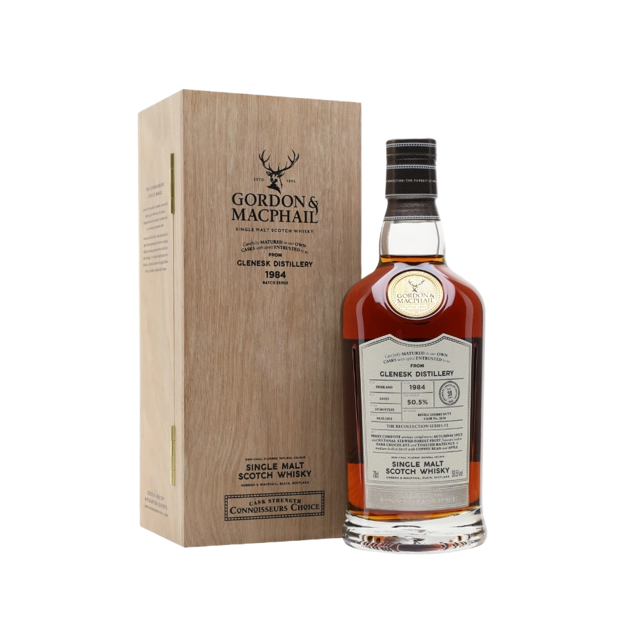 Rượu Whisky Glenesk 38 Year Old Gordon & Macphail 1984